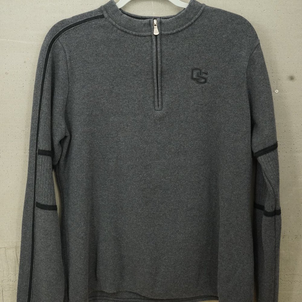 Oregon State Beavers Stormtech Black & Gray Pullover Knit Sweater Size XL Unisex